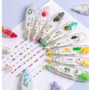 Sahej Enterprises Decorative Correction Tape 6 mm Decorative Correction tape