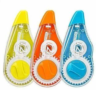 Eclet Correction Tape - Pack of 2 Pcs Correction Tape 12 Meter X 5 MM, for Journal, 1 ml 5 mm Correction Tape comes in a compact applicator