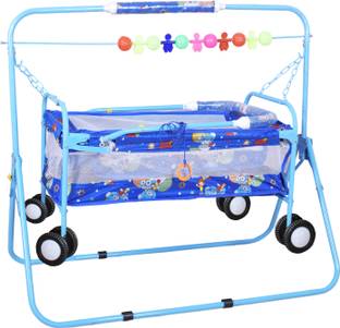 FLIPZON Premium New Born Baby Cradle, Baby Swing, Baby jhula, Baby palna, Baby Bedding, Baby Bed, Crib, Bassinet (J2) Bassinet