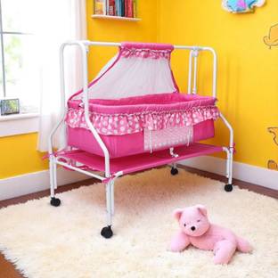 KIDDERY ARES PINK CRADLE BABY CRADLE CRADLE FOR INFANT