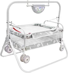 SWINGISH Musical Cradle square pipe for new born baby