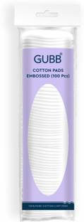 GUBB Cotton Pads For Face Cleansing, Makeup Remover Cotton Pads Embossed