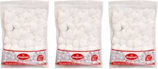 DAPSON Cotton Balls, 50 Pieces, White, for Make-up use and Nail Paint Removal