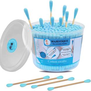 MAJESTIQUE 500-Swab Ear Cleaner Buds Eco-Friendly and Multi-Functional Cotton Swab Stick