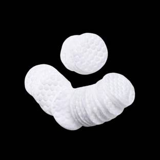 Glamezone Cotton Pads For Face Cleansing, Makeup Remover Cotton Pads Embossed - 50