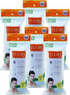 Tulips Cotton Pad in a Ziplock Bag