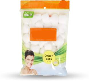 Trutip 50 Premium Cotton White Balls in a Zip-lock bag (Pack of 1)l1l