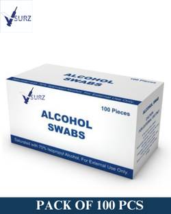 V SURZ Alcohol Swabs | 70% Isopropyl Alcohol | Antiseptic & Disinfectant Pad
