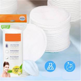 Trutip Cotton Pads for Face/Eyes, Makeup Remover Wipes (50 Rounds/Pouch) (Pack of 1)a2
