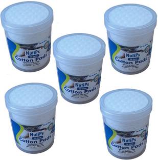 Nutips Cotton Pads 50U (Pack of 5)