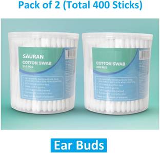 Sauran Pack of 2 Ear Buds Cotton EB44