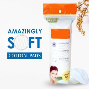 Trutip 50pc Round Facial Cotton pad 100% Pure Cotton.Apply & Removing Makeup