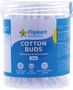Flipkart SmartBuy 100% Pure Cotton Buds with Paper Stick