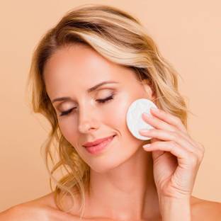 Trutip 50pc Round Facial Cotton pad 100% Pure Cotton.Apply & Removing Makeup-u2j