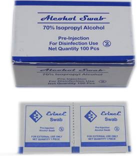3S Medium Pads Individually Sealed Ideal for Pre-injection Skin Prep Contains 70% Isopropyl Alcohol Swab For Disinfection Use