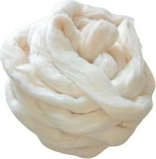 Hookcart Raw Cotton for Pooja, Cotton for Pooja Wicks, 500 Gram Cotton Wick