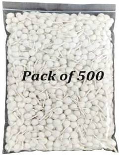 कान्हाजी क्रिएशन्स Round Cotton Wicks for Diya, GOL Diya Batti, Phool Batti for Puja कॉटन विक