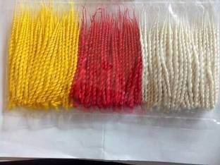 OGU Twisted Long Cotton Double Wicks for Diya, Lambi Diya Batti for Pooja Cotton Wick