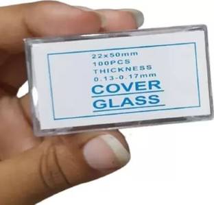 ARCSOL Cover Glass Pack of 100 22x50 mm Blank Cover Slip