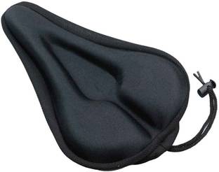 VISTAR Gel Seat Cover For Universal Use (Black), Silicone Bicycle Seat Cover Free Size