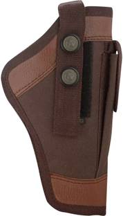 Kumar's Trend Nylon 9 mm Revolver Racquet Carry Case Pistol/Gun Cover Free Size