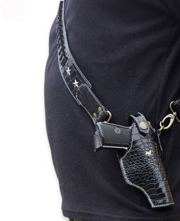 GunAlly Premium Shoulder Cross Holster For .32 Bore IOF Pistol or Similar Size Pistol/Gun Cover M