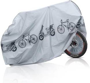 CRAZYABBS Waterproof Outdoor Bicycle Cover With Lock Hole For Mountain Cycle Cover Bicycle Cover Free Size