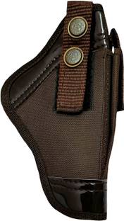 ZQARJAN Nylon 9 mm Revolver Gun Pistol Racquet Carry Case Holster/ Pistol/Gun Cover Free Size