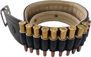 SandhuGunHouse .315 Bore Rifle Cartridges Leather ™ Belt Racquet Carry Case/Cover Free Size