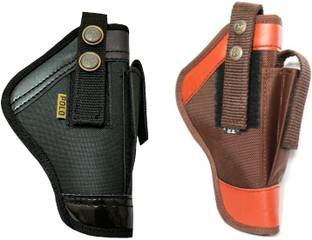 Kumar's Trend Nylon 9 mm Revolver Pistol Gun Cover Racquet Carry Case Pistol/Gun Cover Free Size