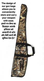 START NOW Gun Bag - Suitable For All Guns - Shotgun, Rifle, Airgun (Forest Camo) Pistol/Gun Cover Free Size
