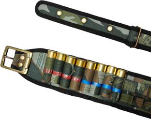 SandhuGunHouse 12 Bore Gun Cartridge (ammo) Double Lock Belt Racquet Carry Case/Cover Free Size