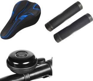 Gymisa Bicycle Saddle Cover Cycle Seat Cover Handle Grip With Ball Bicycle Seat Cover Free Size