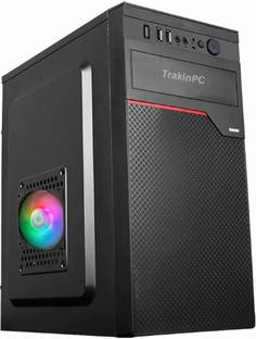TrakinPC Gaming RGB Air Cooled fan Desktop cpu PC Tower for Student and office work CORE I5 (8 GB RAM/intel HD Graphics/256 GB SSD Capacity/Windows 10 Pro (64-bit)/1 GB Graphics Memory) Mid Tower with MS Office