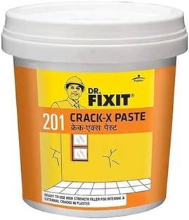 DR FIXIT 201 Crack X Paste, Ready to use paste for surface cracks on roofs and wall - 1Kg Crack Filler
