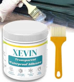 Xevin Transparent Waterproof Glue with Brush liquid Roof Water Leakage Solution Seal Crack Filler