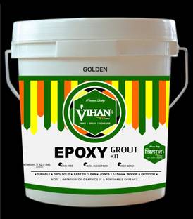 VIHAN+ Epoxy Grout Kit ( Golden sparkle Colour ) Crack Filler