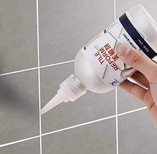 Exzer Tile Gap Filler Waterproof Gap Sealant Agent Tube Paste for Kitchen, Bathroom Crack Filler