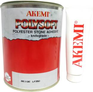 Akemi Polyester Stone Adhesive (Polysoft Beige LF350) [1.5 KG] Crack Filler