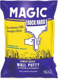 Magic Paints Hard Cement Base Wall Putty |White Cement Powder| Interior/Exterior Walls| Crack Filler