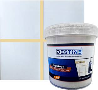 Destine Tile Grout (Colour: Cream) | Cement Based Tile Joint Filler | Crack Filler