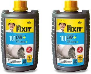 DR FIXIT LW+, Crack Filler, Cement Tonic, Integral Waterproofing, 1 litre (Pack Of 2) Crack Filler