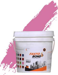 Fastobond Epoxy Tile Grout 3 Components BABY PINK COLOR Crack Filler
