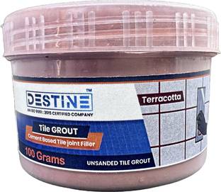 Destine Tile Grout (Colour: Terracotta) | Cement Based Tile Joint Filler | Crack Filler
