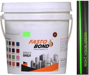 Fastobond Night Vision Epoxy Tile Grout Radium Epoxy grout Glows_ Green|3 Components only Crack Filler