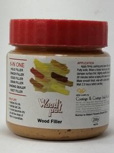 woodpol Wood Filler (Teak) Water based|Grain||Hole|Knot|Edge Filler Crack Filler