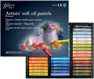 Mungyo Gallery Artists' Soft Oil Pastels Set Of 48 Colours