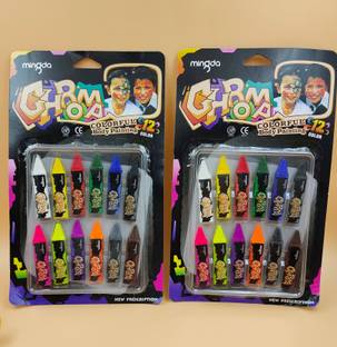 Paper Bear Face and Body Paint Crayons Set of 2