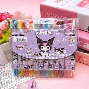 YAJAY STATIONERS Cartoon Printed Rolling Crayons Twistable Crayons Birthday Return Gift for Kids