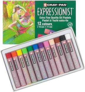 SAKURA Cray-Pas Expressionist Assorted Color Oil Pastel Set